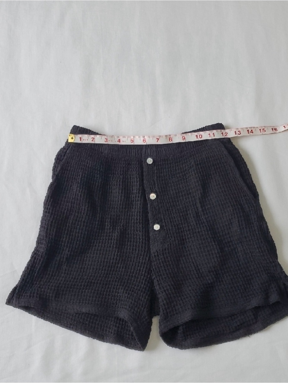 Donni Waffle half zip pullover and Shorts - Picture 6 of 9